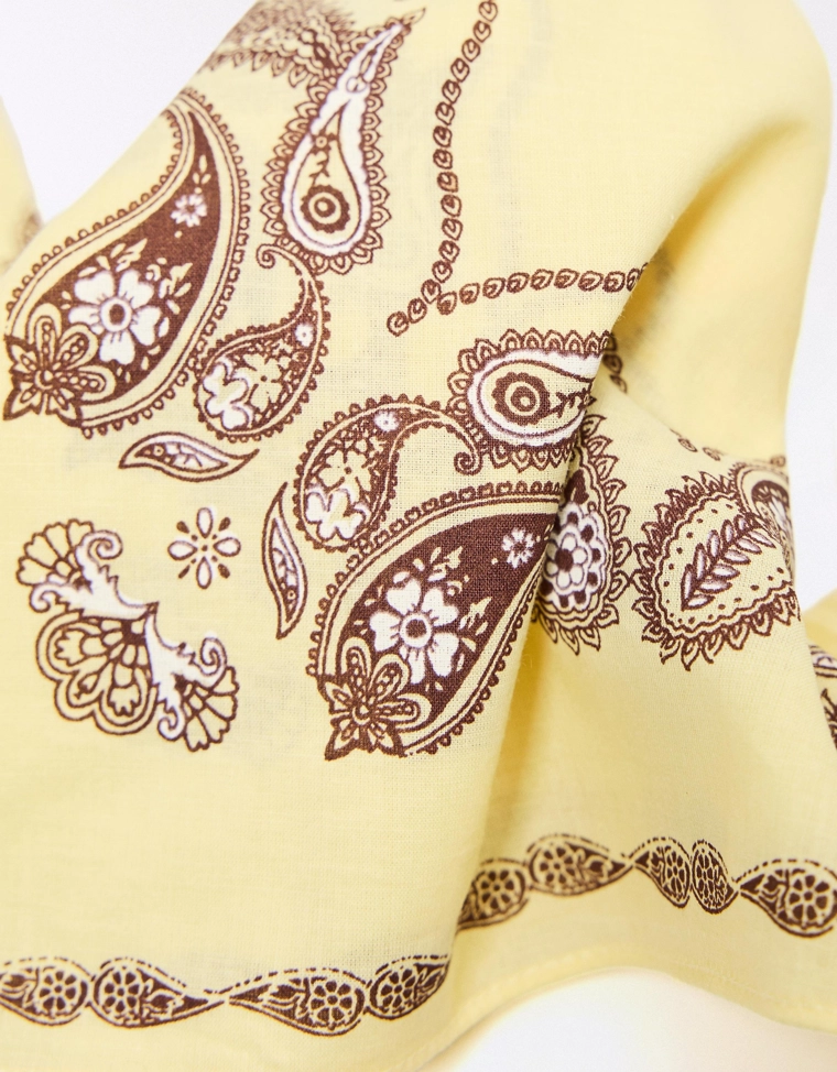 Бандана с принтом пейсли