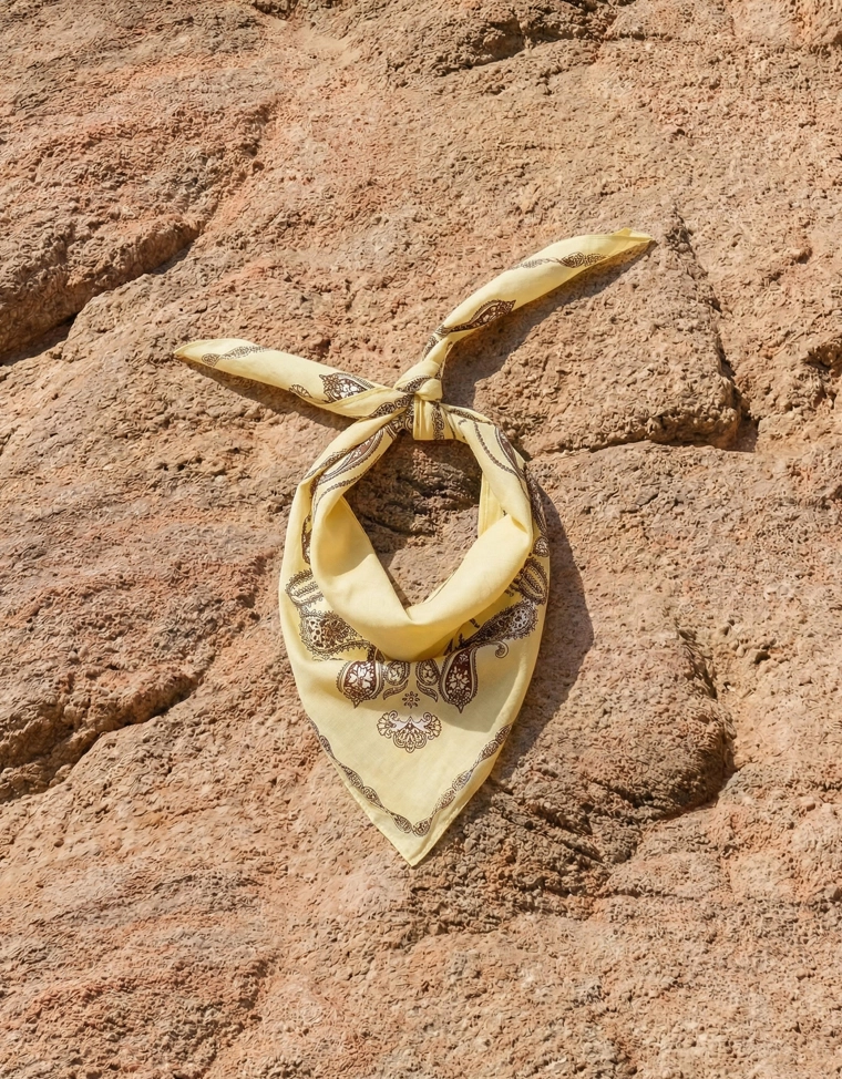 Бандана с принтом пейсли