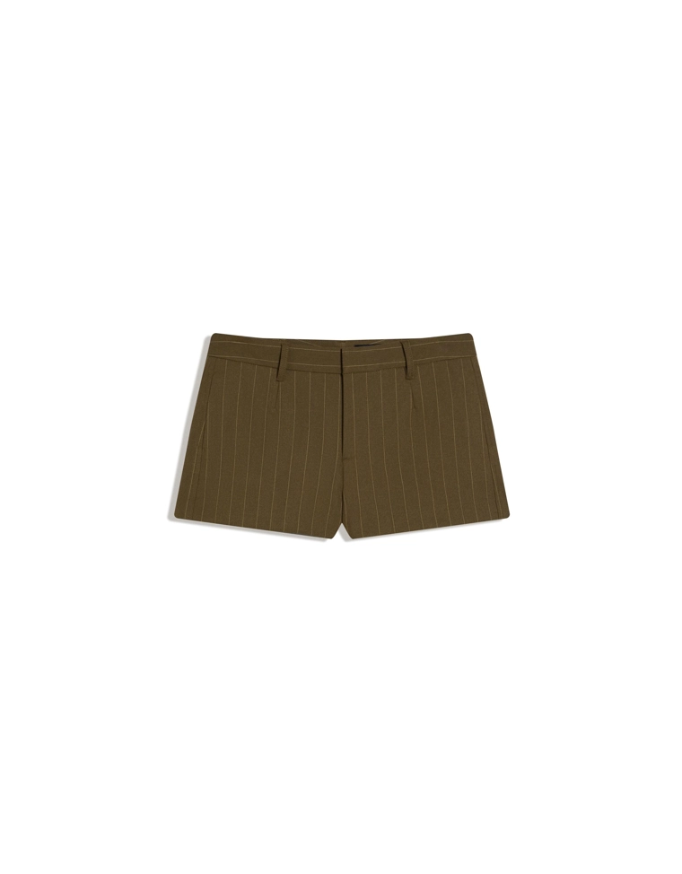 Мини-шорты со шлевками