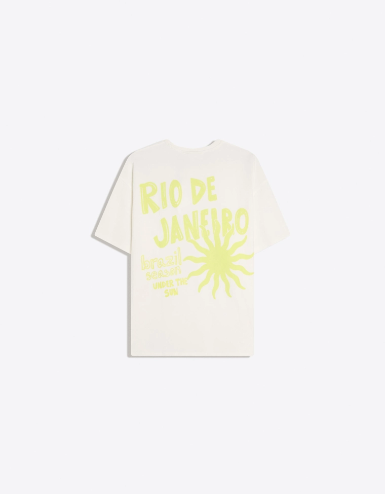 Футболка с короткими рукавами и принтом