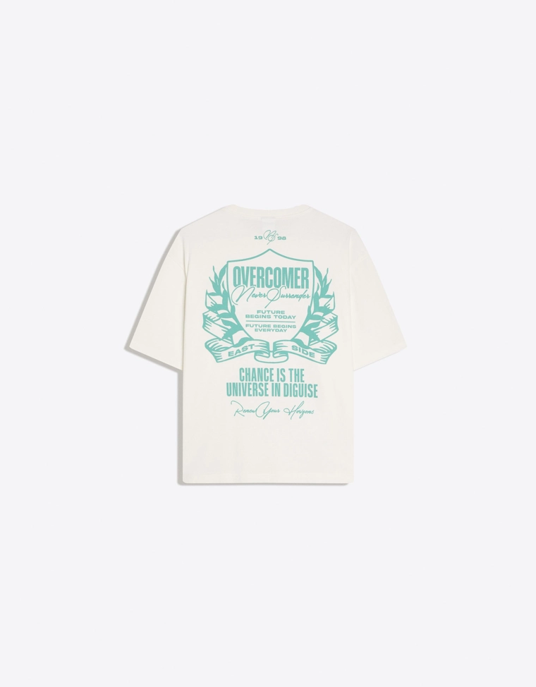 Футболка свободного кроя с принтом