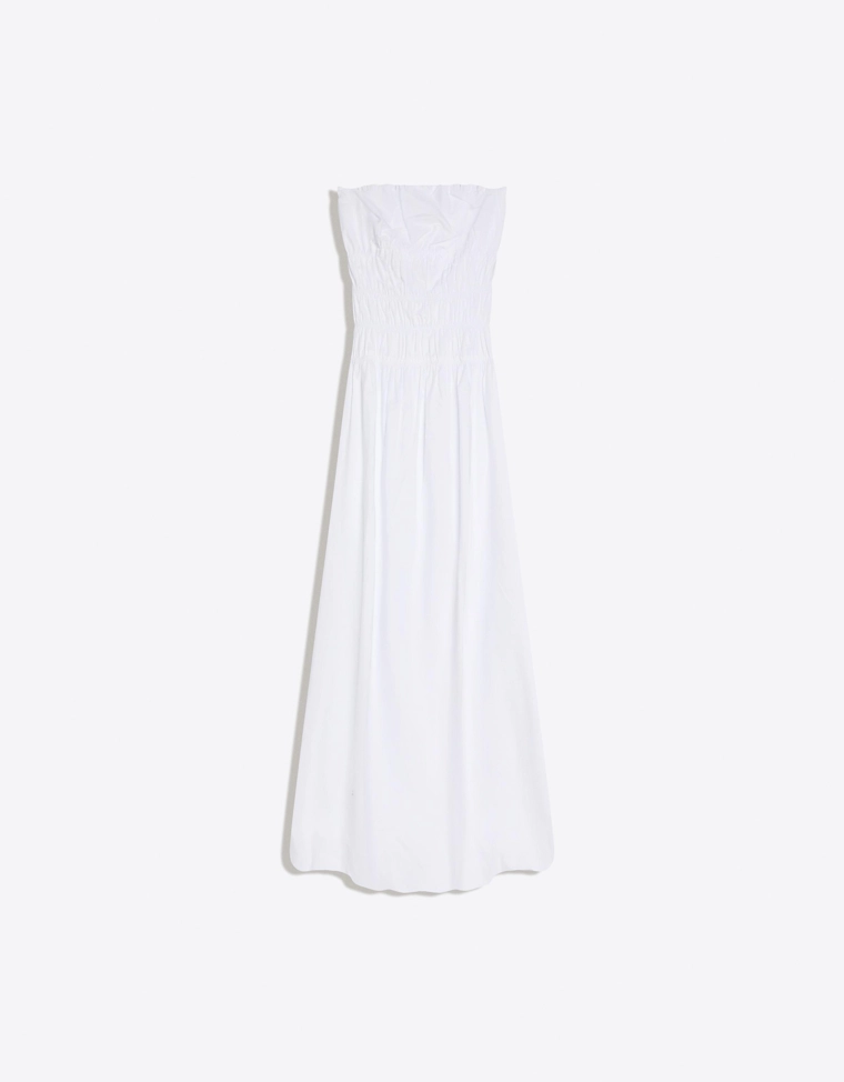 Платье макси из поплина