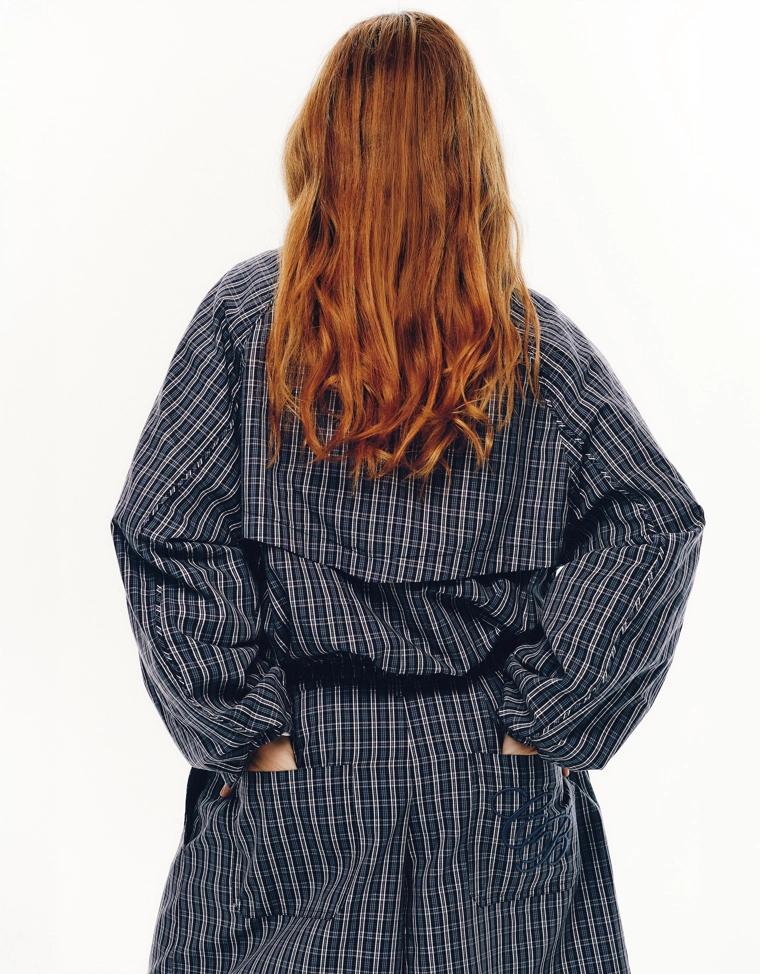 Шорты-бермуды в клетку коллекции carol biazin