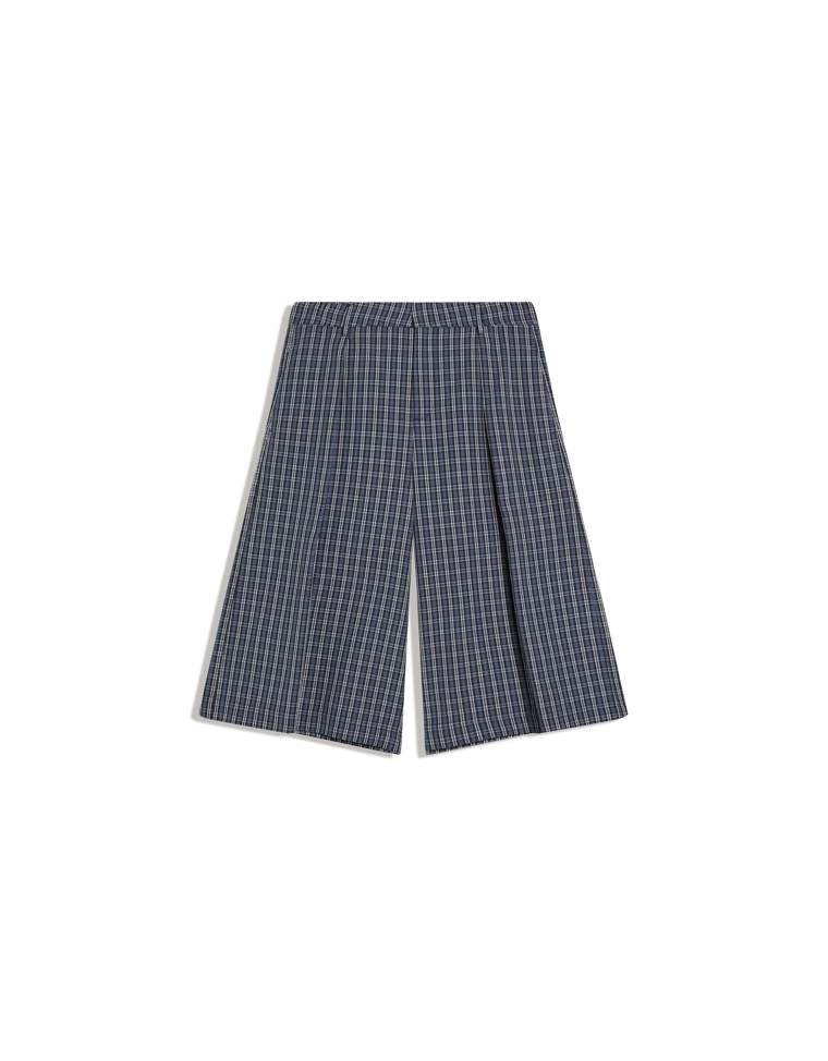 Шорты-бермуды в клетку коллекции carol biazin