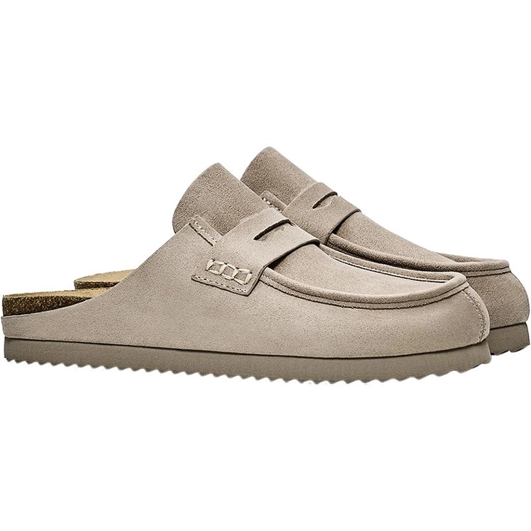 Сабо с декоративной вставкой