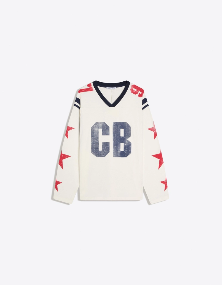 Футболка с принтом из коллекции carol biazin в стиле oversize