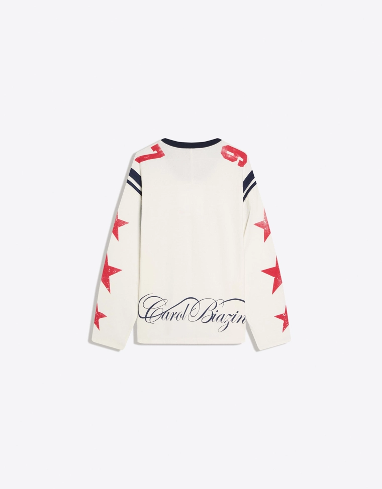 Футболка с принтом из коллекции carol biazin в стиле oversize