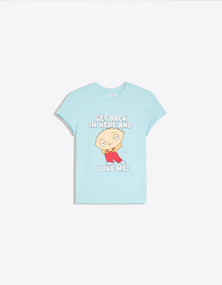 Приталенная футболка с принтом FAMILY GUY