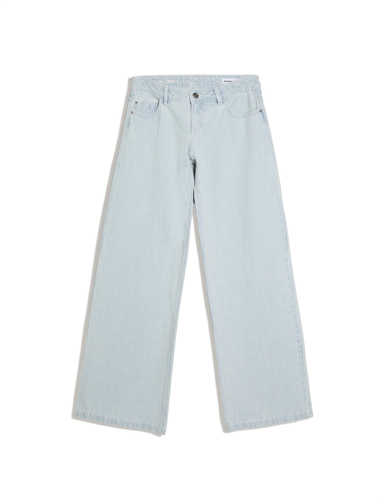 Прямые брюки в полоску