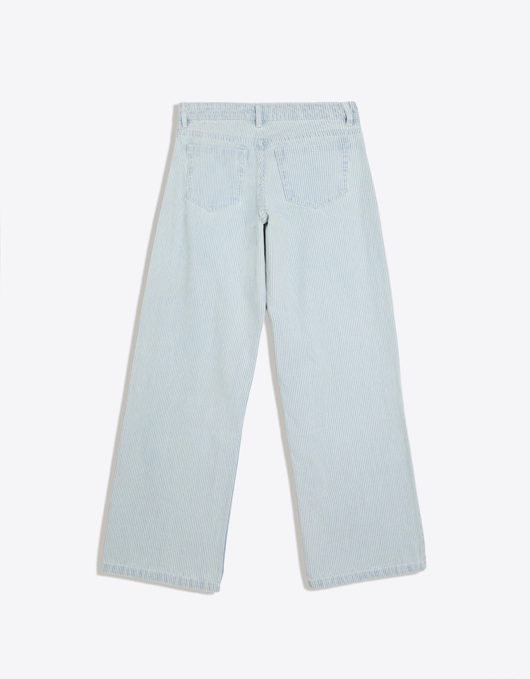 Прямые брюки в полоску