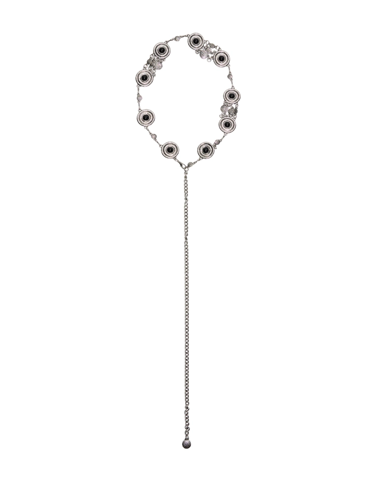 Ремень-цепочка с камнями