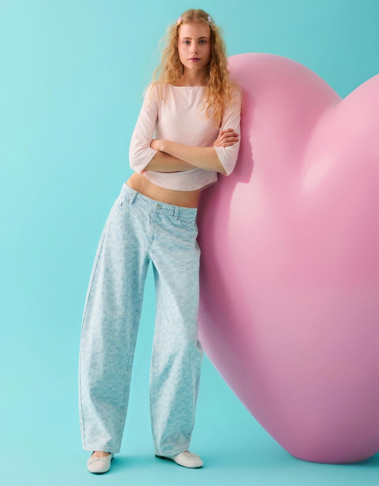 Джинсы barrel POLLY POCKET