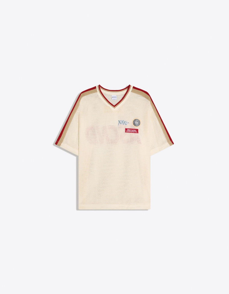 Футболка из сетки в стиле рустик