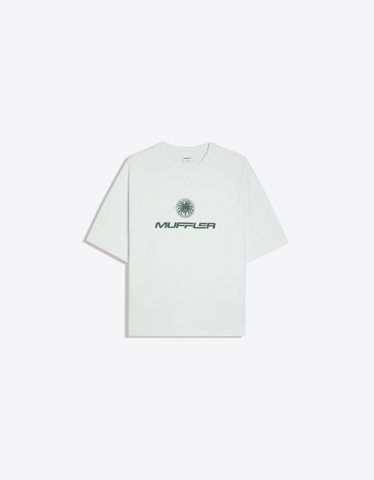 Футболка свободного кроя с принтом