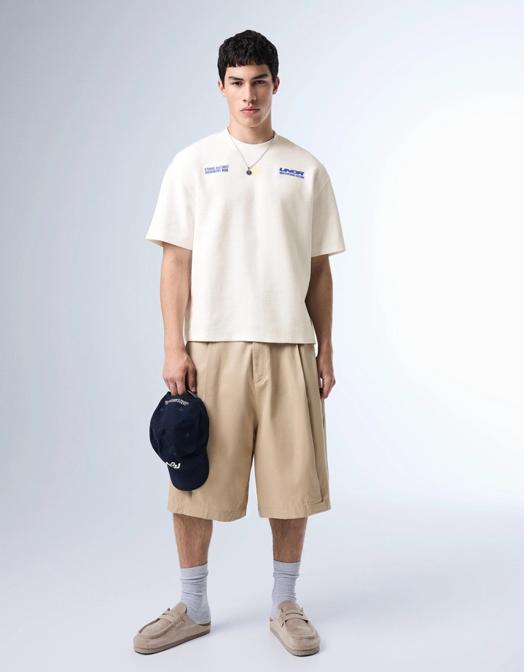 Футболка из мягкой ткани с принтом