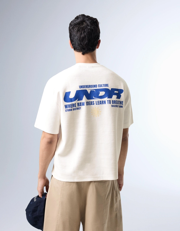 Футболка из мягкой ткани с принтом