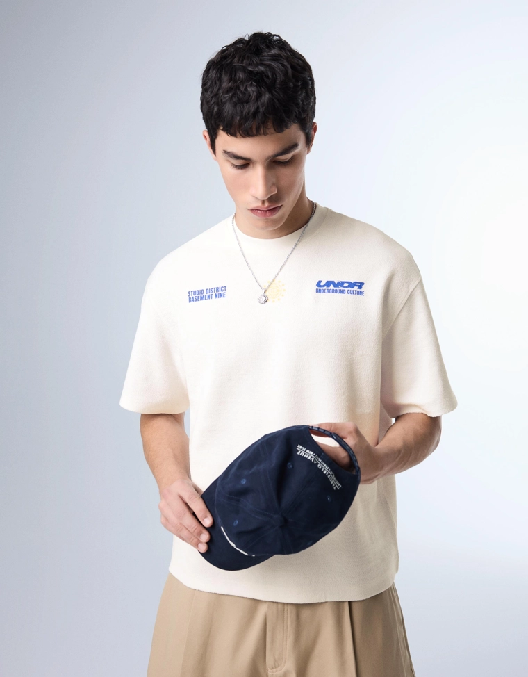 Футболка из мягкой ткани с принтом