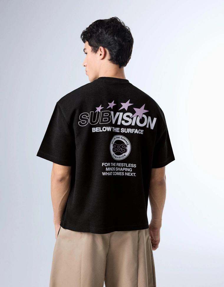 Футболка из мягкой ткани с принтом