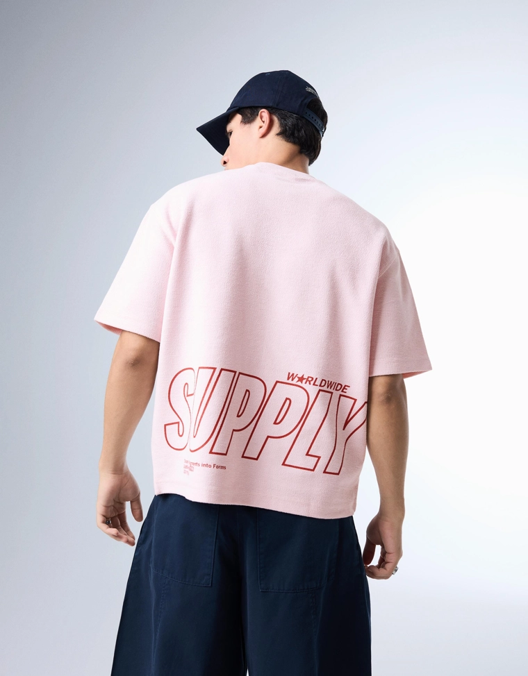 Футболка из мягкой ткани с принтом