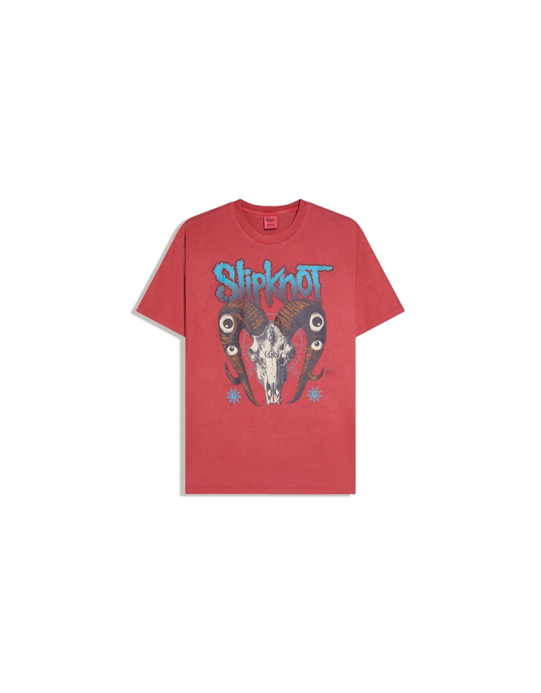 Футболка классического кроя с короткими рукавами и принтом Slipknot