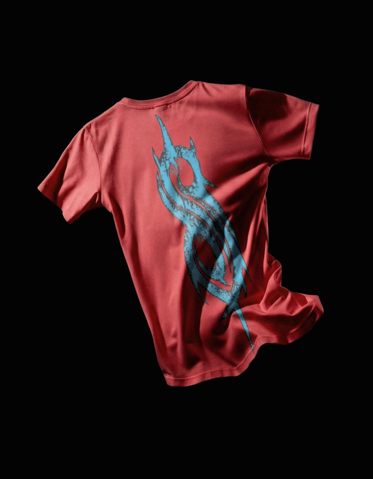 Футболка классического кроя с короткими рукавами и принтом Slipknot