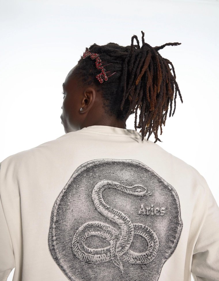 Футболка свободного кроя ARIES X BERSHKA