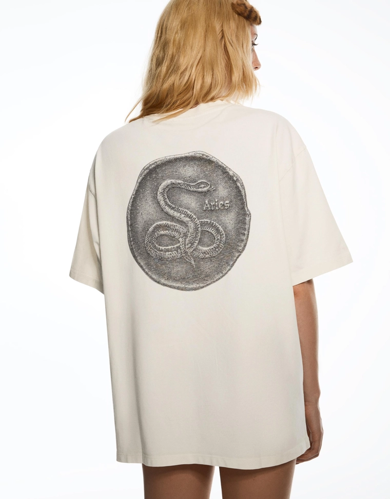 Футболка свободного кроя ARIES X BERSHKA