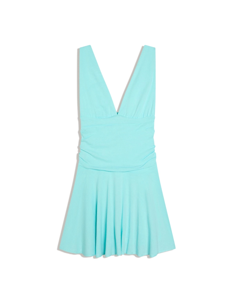 Мини-платье со сборками