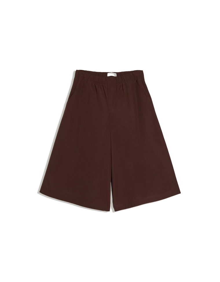 Брюки-кюлоты бермуды с эластичным поясом