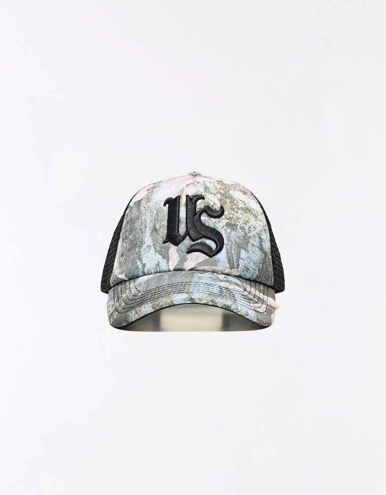 Кепка в стиле trucker с принтом