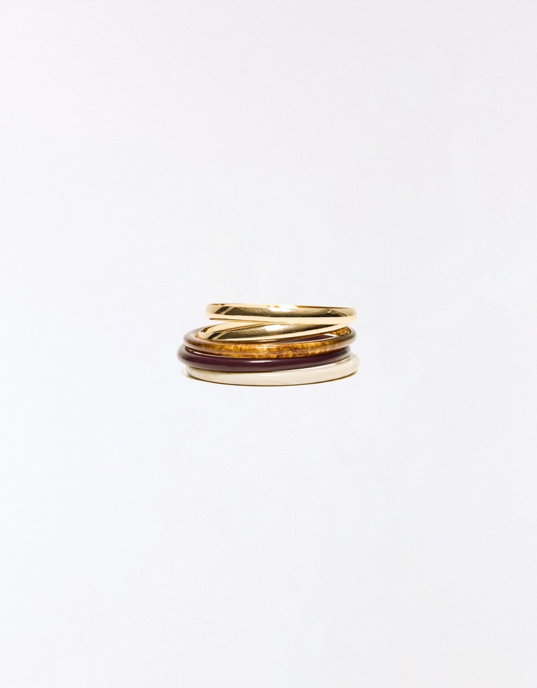 Набор браслетов из смолы