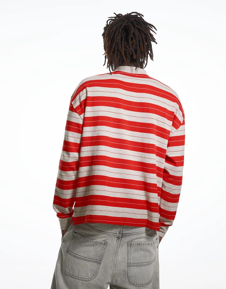 Поло ARIES X BERSHKA с длинными рукавами