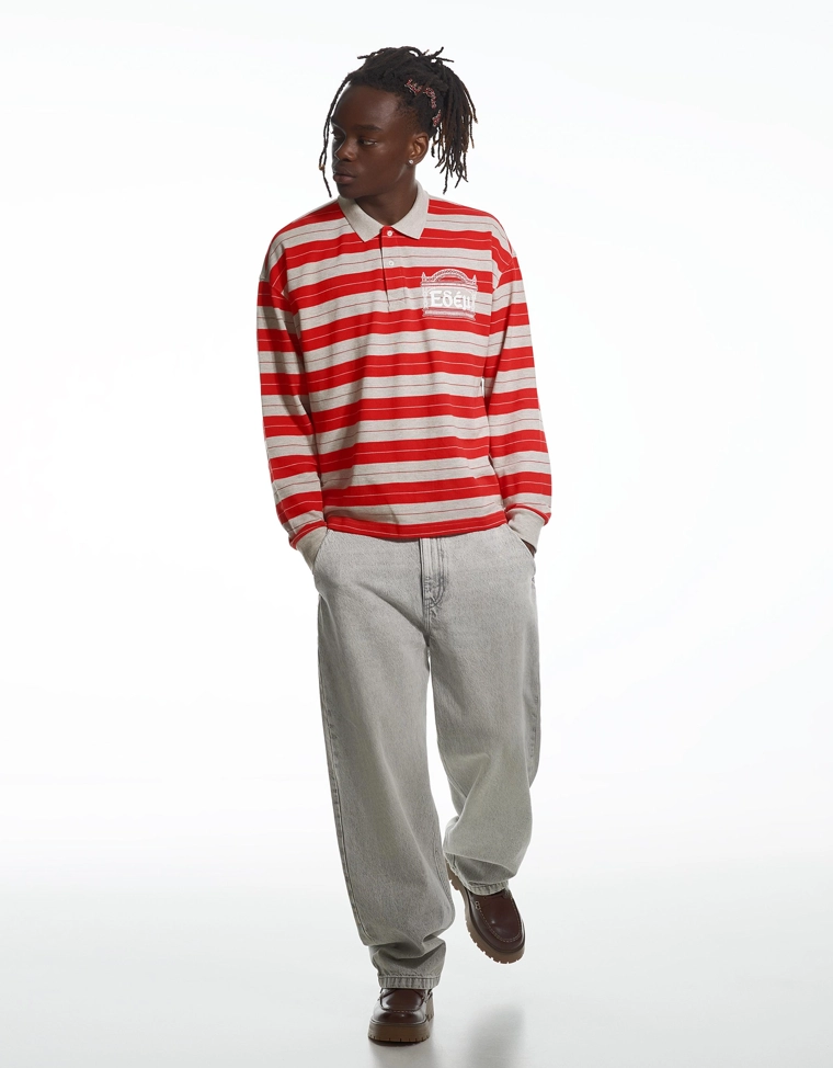 Поло ARIES X BERSHKA с длинными рукавами