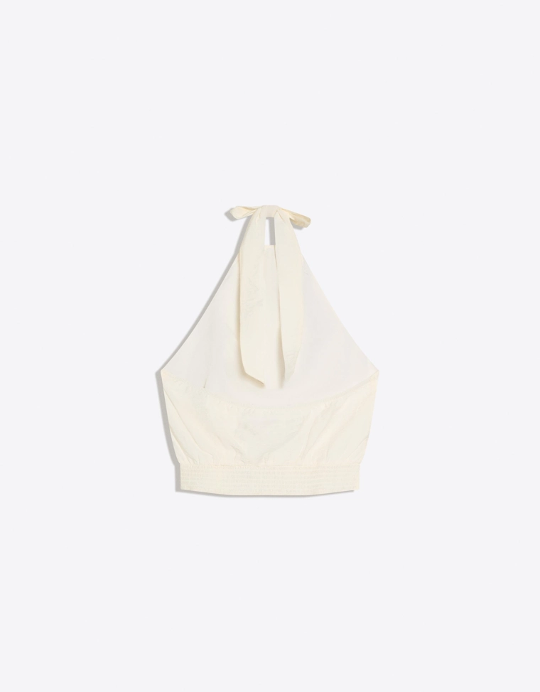 Топ с горловиной халтер