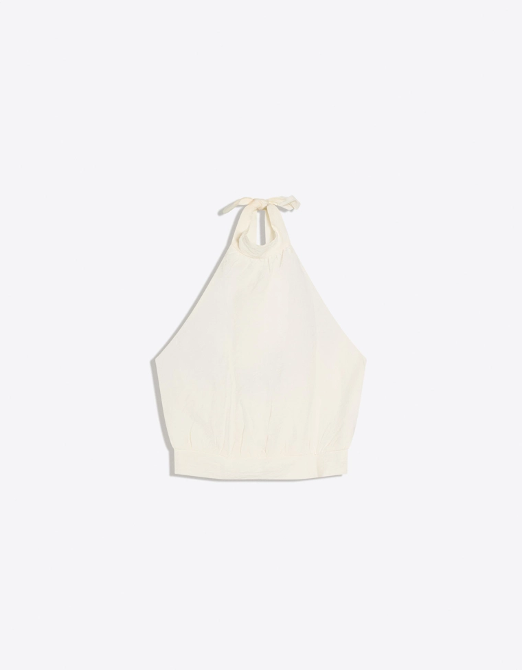 Топ с горловиной халтер