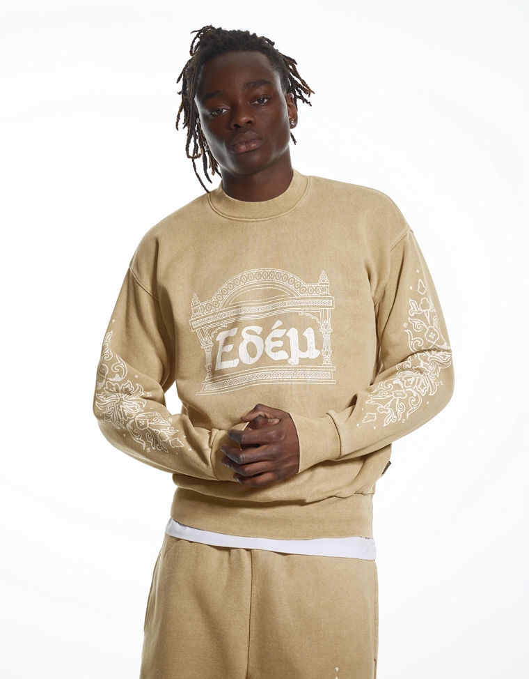 Толстовка ARIES X BERSHKA с эффектом потертости