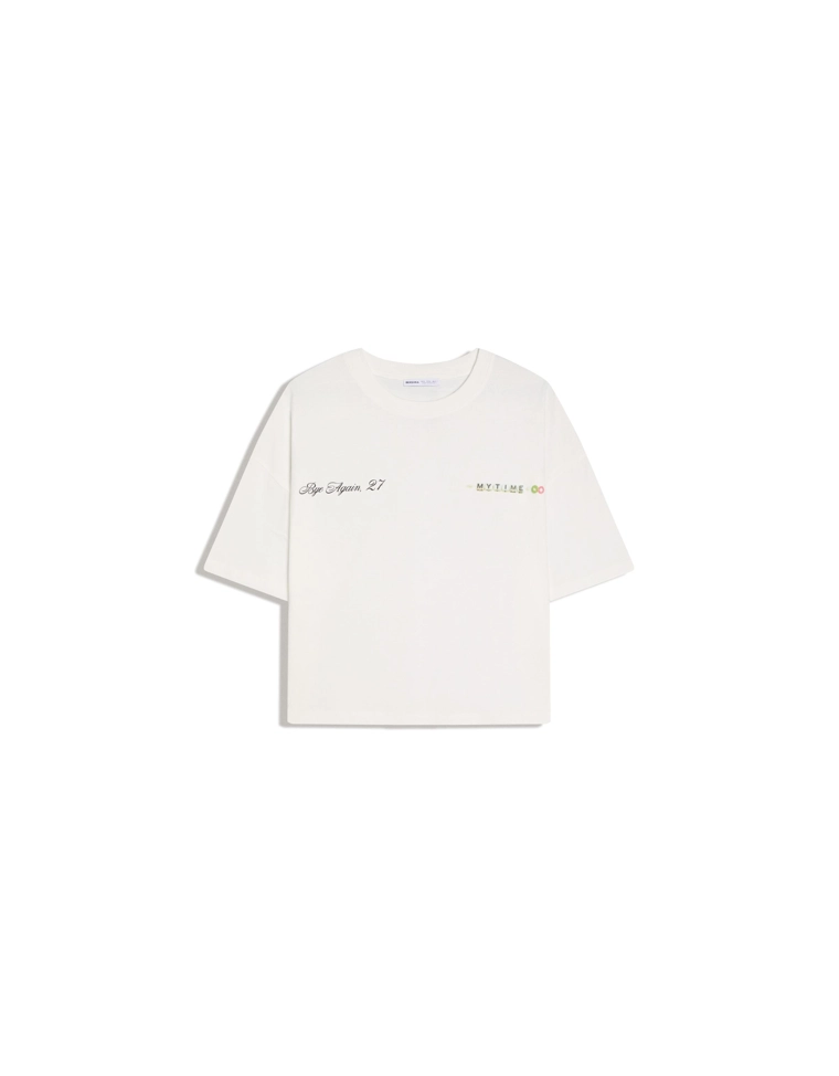 Футболка с короткими рукавами и принтом