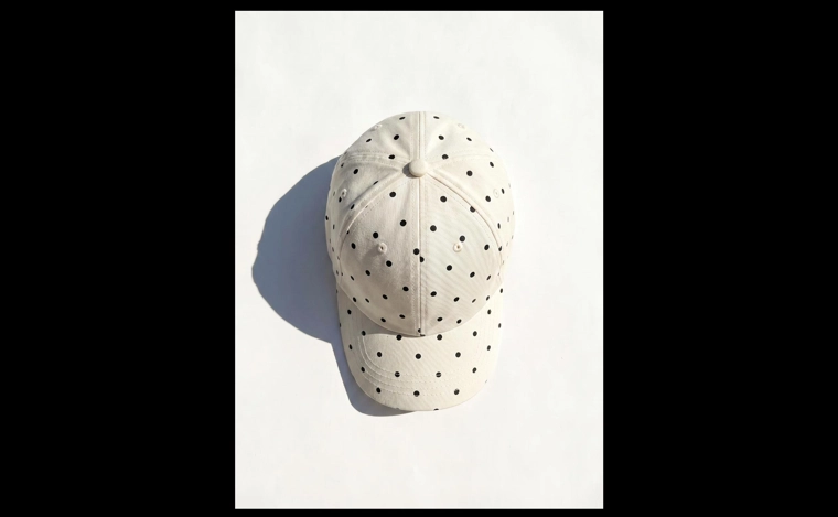 Кепка в горошек