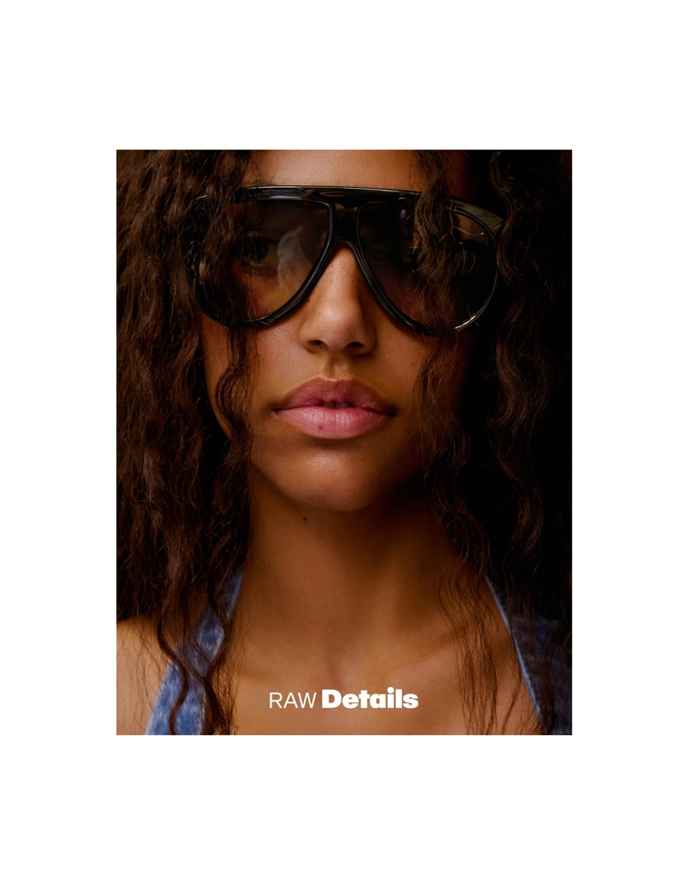 Ретро-солнцезащитные очки в пластиковой оправе