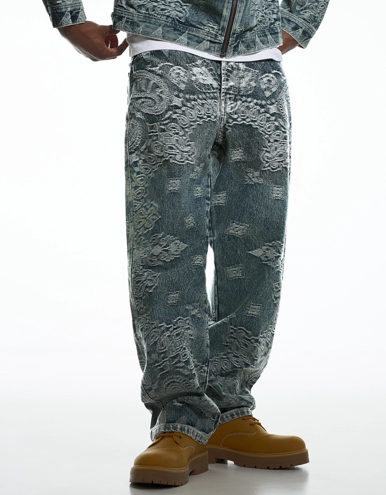 Джинсы свободного кроя ARIES X BERSHKA