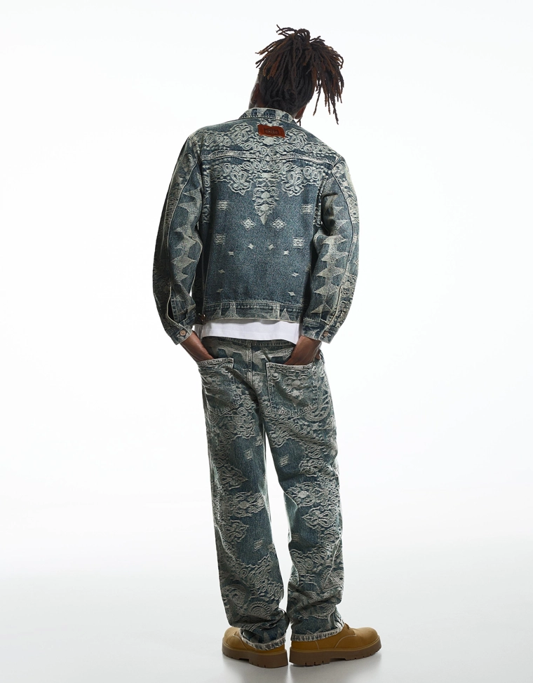 Джинсы свободного кроя ARIES X BERSHKA