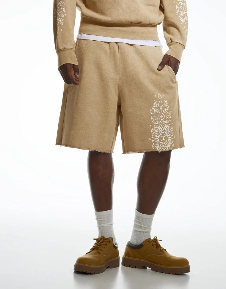 Шорты с эффектом потертости Aries x Bershka