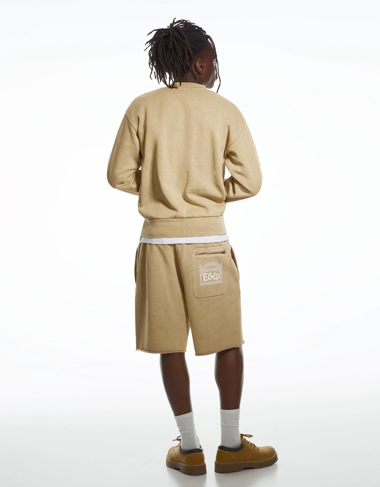 Шорты с эффектом потертости Aries x Bershka