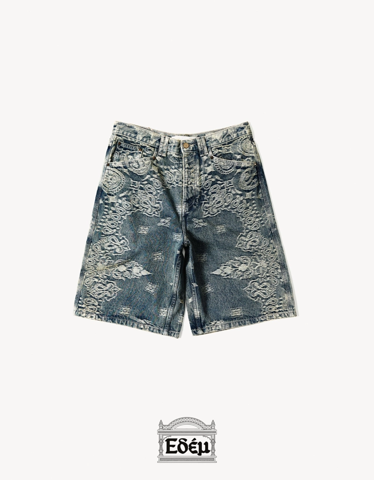 Джинсовые шорты-бермуды ARIES X BERSHKA