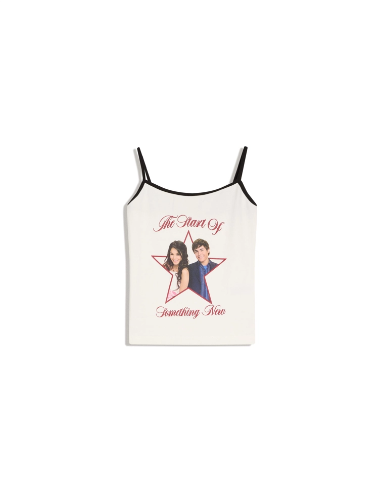 Топ на бретелях с принтом High School Musical