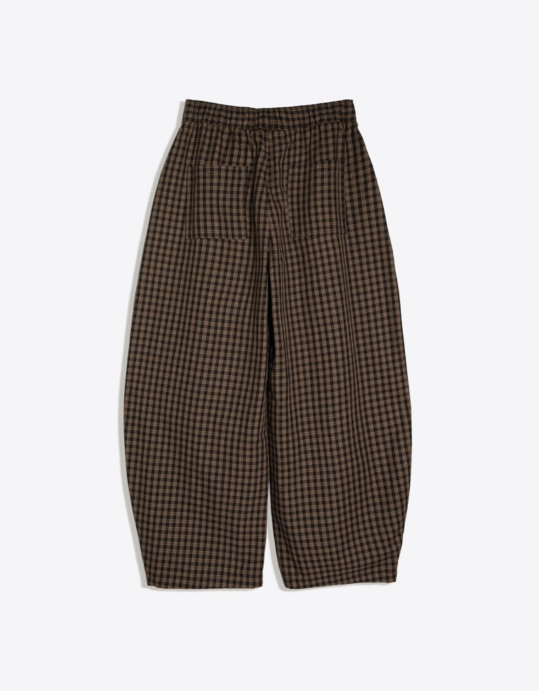 Брюки-джоггеры в клетку