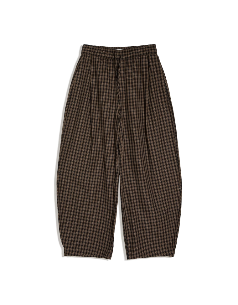 Брюки-джоггеры в клетку