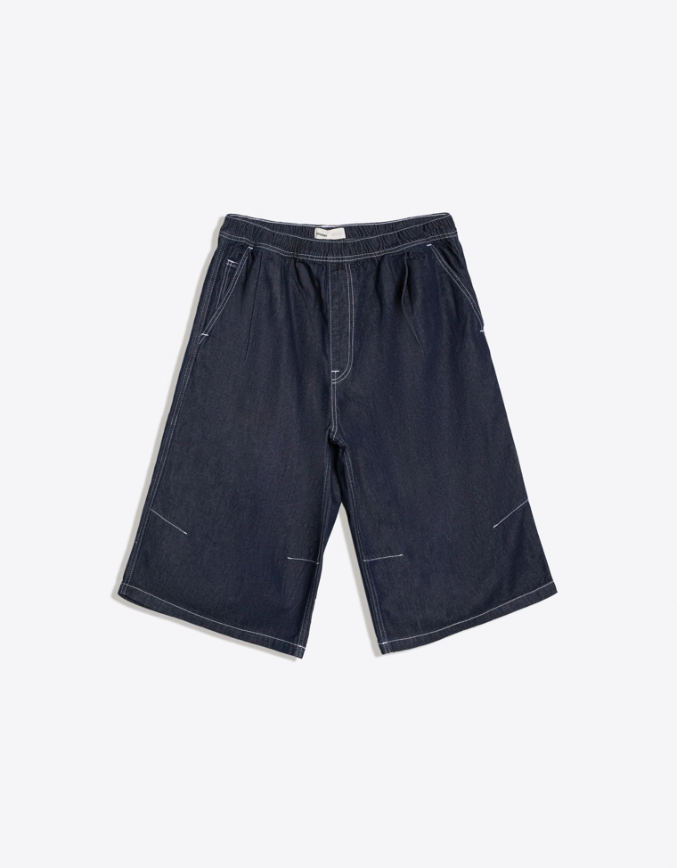 Джинсовые шорты-парашюты