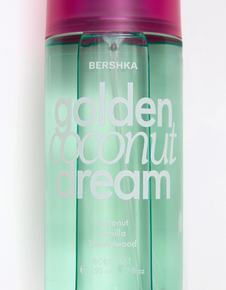 Золотой боди-туман bershka golden coconut dream 150 мл