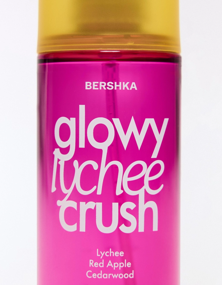 Сияющий боди-туман bershka glowy lychee crush 150 мл